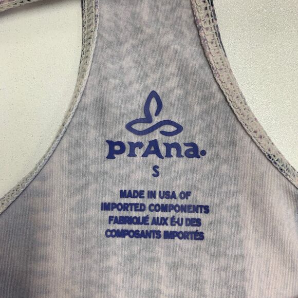 Prana Tank Top Womens S Small Multi Racerback Boost Printed Sleeveless Stretch - Picture 8 of 11